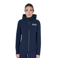Equestro Piumino donna misto tecnico con cappuccio