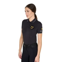 Equestro Polo Donna Scuderia Slim Fit - Tecnica Traspirante