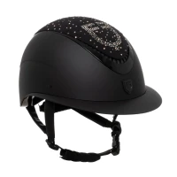 Equestro Proxima - Cap opaco con visiera larga e strass