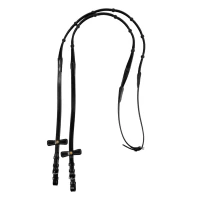 Equestro Redini in cuoio con inserti in gomma e fibbie inox