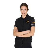Equestro Smanicato Donna Slim Fit in Tessuto Tecnico