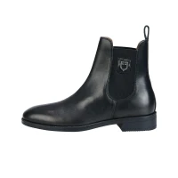 Equestro Stivaletti Jodhpur unisex in vitello pieno fiore