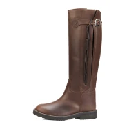 Equestro Stivali unisex in vitello pieno fiore con fodera traspirante