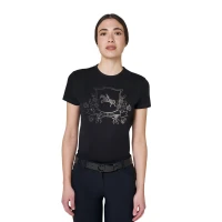 Equestro T-shirt donna Lamina Horse Club in cotone