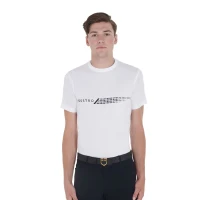 Equestro T-shirt uomo slim fit - 100% cotone - XXL Bianco