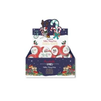 Ferribiella Palline Tennis Merry Xmas 6,5 cm - Box 50 pz