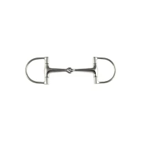 Filetto a D snodato con cannone pieno 14 mm - Umbria Equitazione