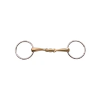 Filetto anatomico doppio snodo Umbria Equitazione - curva 11 mm coppa 16 mm
