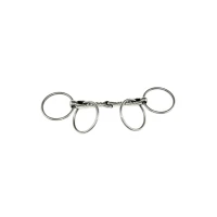 Filetto Scourier Twisted Doppio Anello - Umbria Equitazione