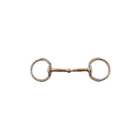 Filetto Western Pool's - Imboccatura in rame e anelli decorati - 12,5 cm