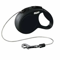 Flexi - Guinzaglio Flexi New Classic M, corda 5 m, nero