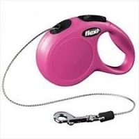Flexi New Classic M, corda 5 m - Rosa