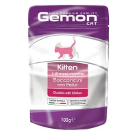 Gemon Cat Kitten Pollo - Buste 24 x 100 g
