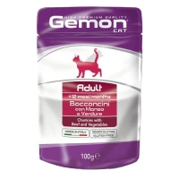 Gemon Cat Manzo e Verdure Multipack 24 x 100 g