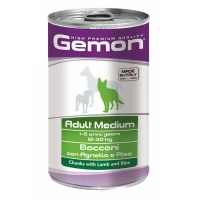 Gemon Dog Medium Bocconi Agnello e Riso 12 x 1250 g