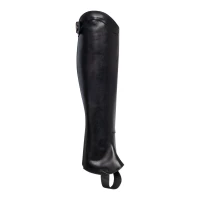 Ghette Castiglia in cuoio con zip e fascia elastica - Equestro