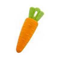 Ferribiella Carotina Veggie TPR con squeaker 20,3x6,5x4,4 cm