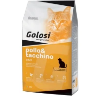 GOLOSI Cat Pollo/Tacchino 1,5 kg - Mangime Secco per Gatti