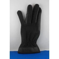 Guanti in pelle maglia elastica - Ama Horse