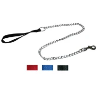 Guinzaglio Catena Maniglia Nylon MT 1 Rosso - TRIXIE