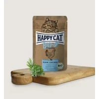 Happycat Bio Buste Pollo per Gatto 12 x 85 g