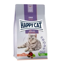 Happycat Senior al Salmone 300 g - Mangime secco per gatti anziani