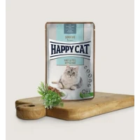 HappyCat Sensitive Care Skin & Coat - Umido per gatti 24 x 85 g