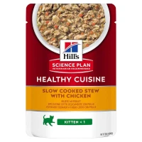 Hill's Kitten Healthy Cuisine Spezzatino Pollo 12 x 80 g