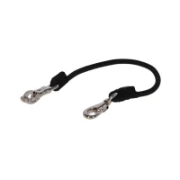 Kerbl Rubber Tying Rope - tirante elastico con moschettone antipanico