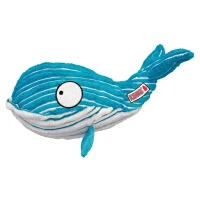 KONG Balena Cuteseas con squittio interno - Blu