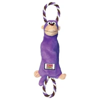 KONG Tugger Knots Scimmia - Gioco Corda con Squittio per cani