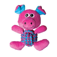 KONG Weave Knots Pig - Gioco per Cani