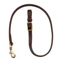 Lakota Tie Down Western 3/4 x 40 - cuoio e ottone - Unica Oliato