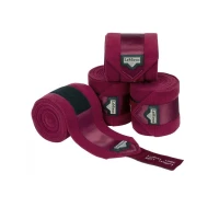 LeMieux Fasce Loire Satin Polo Mulberry - Set 4 (Large)