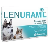 Lenuramil Gocce Oculari per Cani e Gatti - Shedirpharma 20 Fl. x 0,5 ml