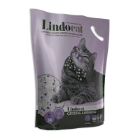 Lettiera Crystal al Silicio - Profumo di Lavanda - 5 lt - Lindocat