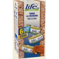 Lifecat Multipack 6 x 50g Tonno/Granchio - Lifepet