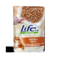 Lifepet Lifecat Buste Coscia di Pollo 30 x 70 g