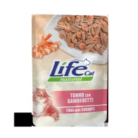 Lifepet Lifecat bustine umido per gatti 30 x 70 g tonno e gamberetti