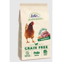Lifepet Lifecat GF Pollo 1,5 kg - Mangime secco per gatti