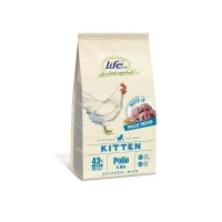 Lifepet Lifecat Kitten Pollo 1,5 kg - Crocchette per gattini