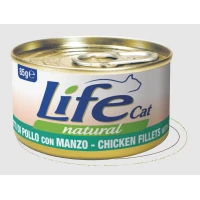 Lifepet Lifecat New Filetti Pollo/Manzo 85 g
