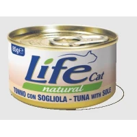 LIFEPET Lifecat New Tonno/Sogliola 85 g - Umido per gatti