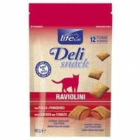 Lifepet LifeCat Raviolini Pollo/Pomodoro 60 g