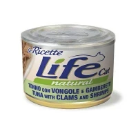 Lifepet LifeCat Ricette Tonno, Vongole e Gamberetti 150 g