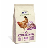 Lifepet LifeCat Sterilized Pollo 1,5 kg - Mangime secco per gatti