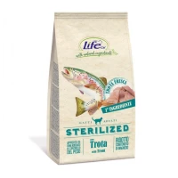 LIFEPET Lifecat Sterilized Trota 7,5 kg - Crocchette per gatti sterilizzati