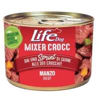 Lifepet Lifedog Mixer Croc Manzo 150 g