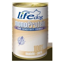 Lifepet Lifedog Mono Maiale 400 g - Umido per cani