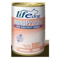 Lifepet Lifedog Mono Salmone 400 g – Cibo umido per cani